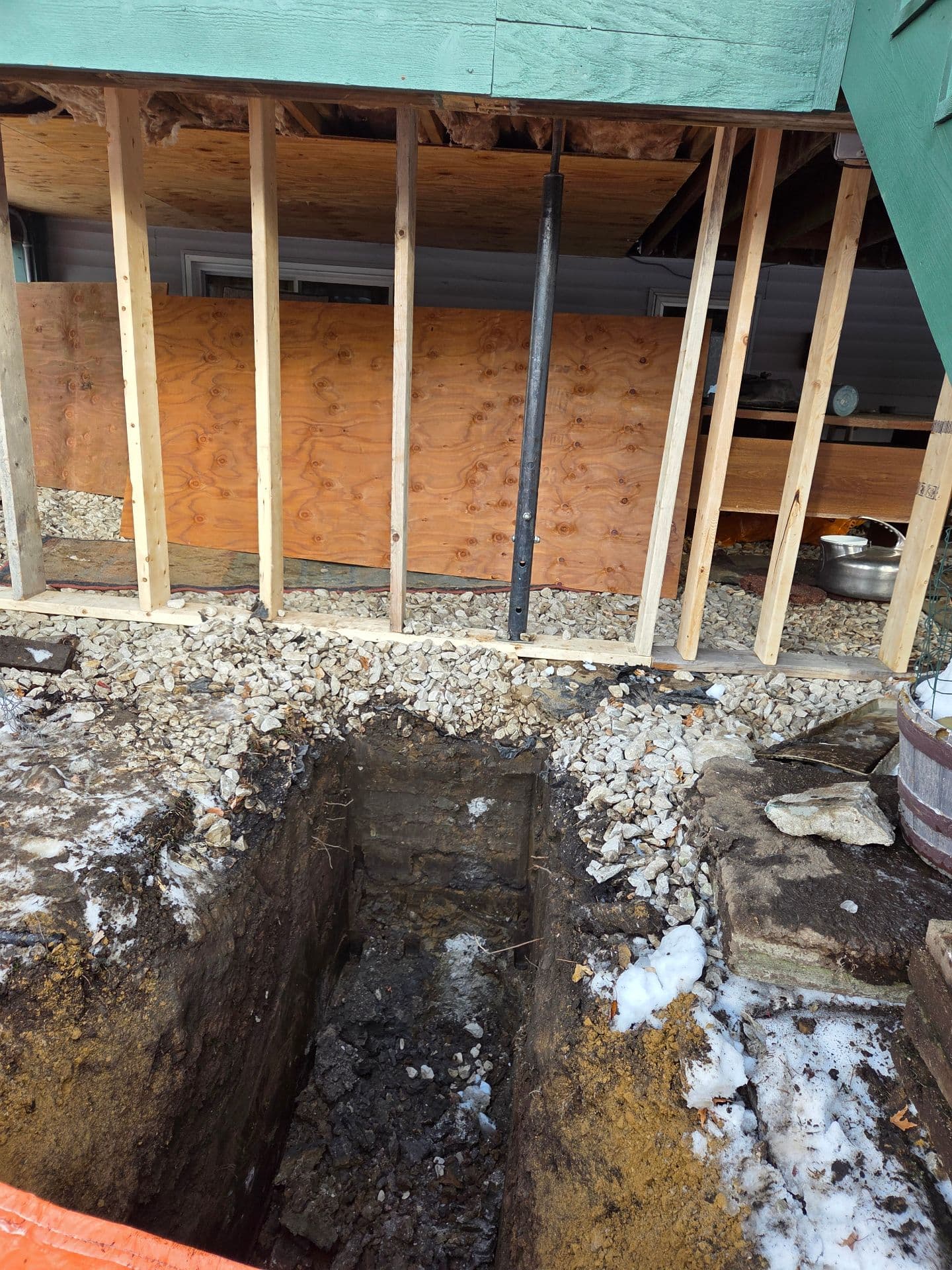 Project New Porch Stability with Helical Pier Installation image