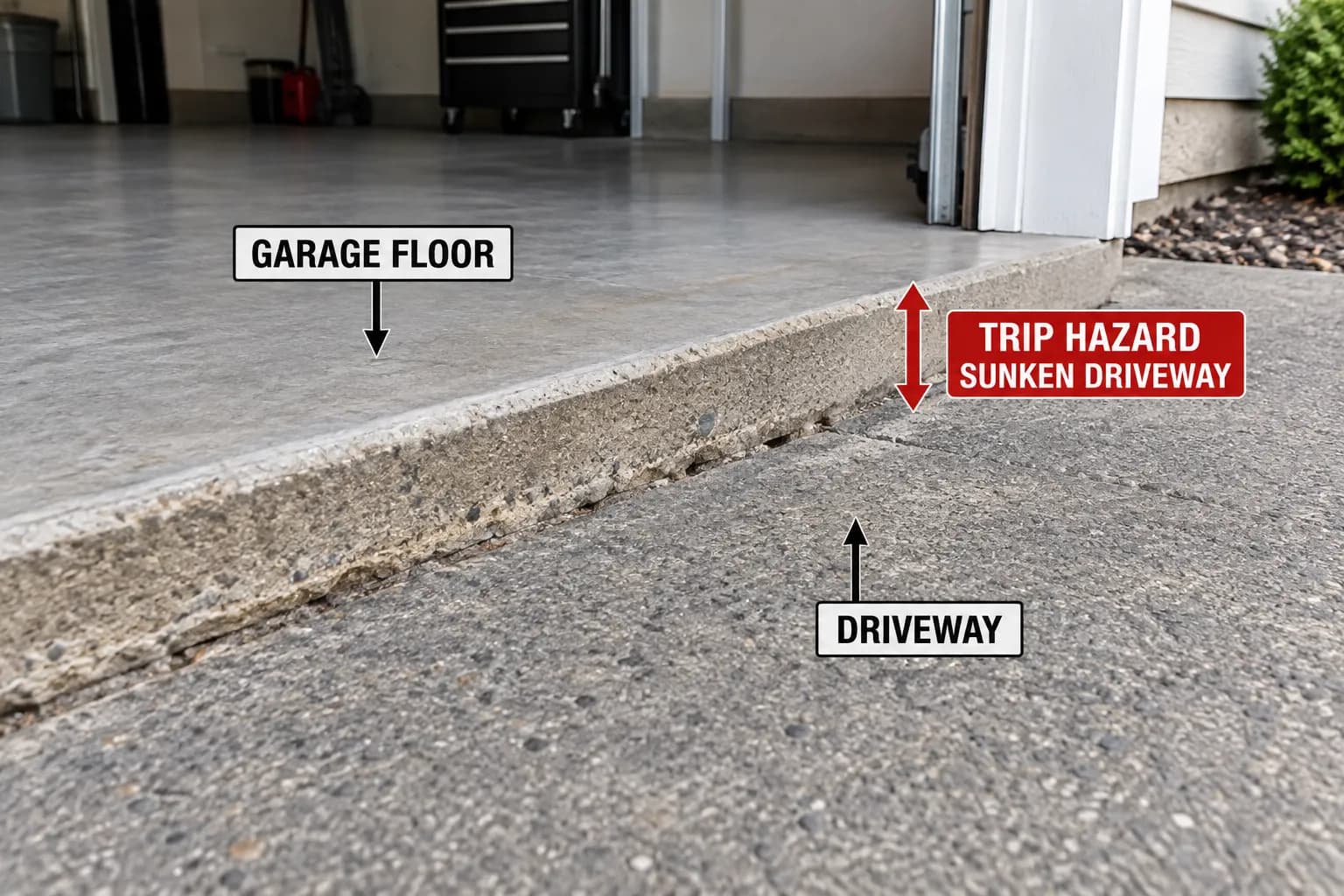 Sinkholes Under Garages? Voids, Mudjacking & Fixes image