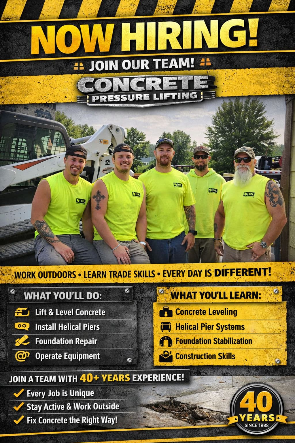 Project Join Our Concrete Pressure Lifting Team image