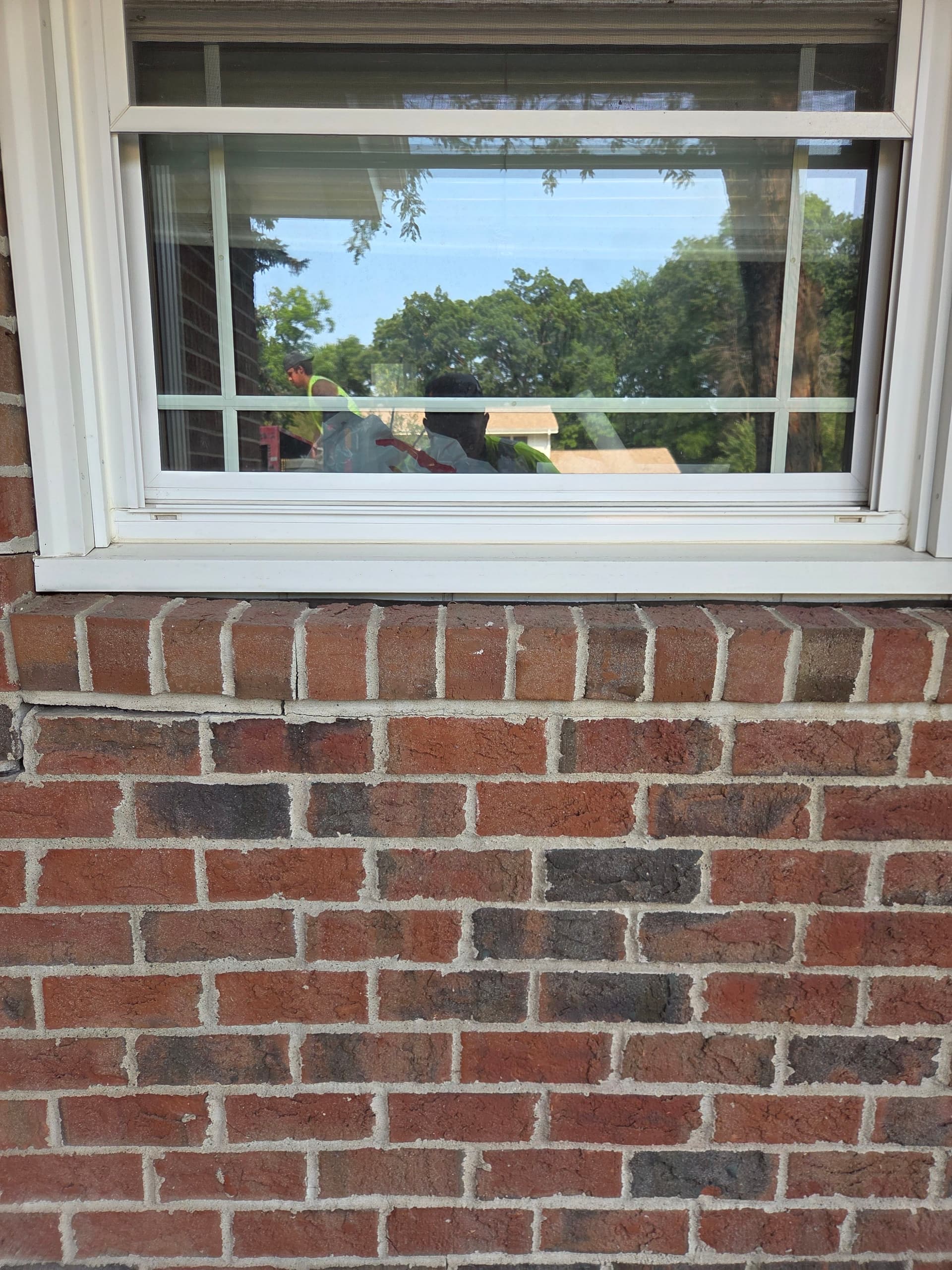 Gallery photos for Settling Brick Porch Lifted and Repaired in Golden Valley: Image #2