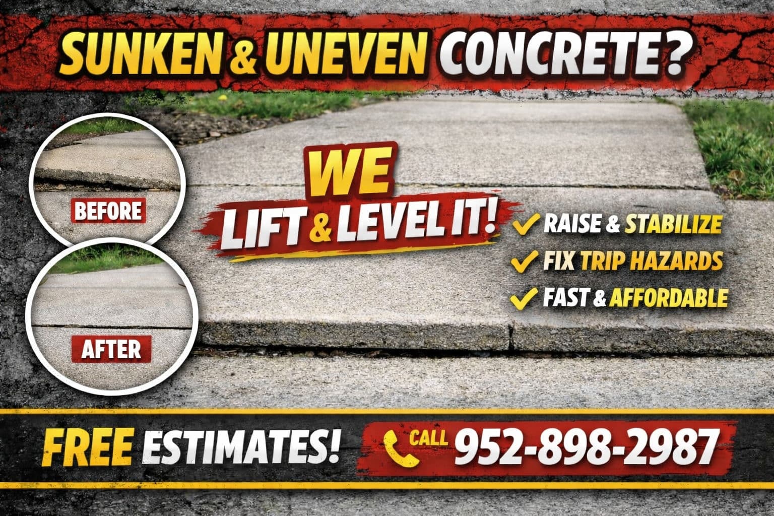 Concrete Lifting and Leveling Solutions image
