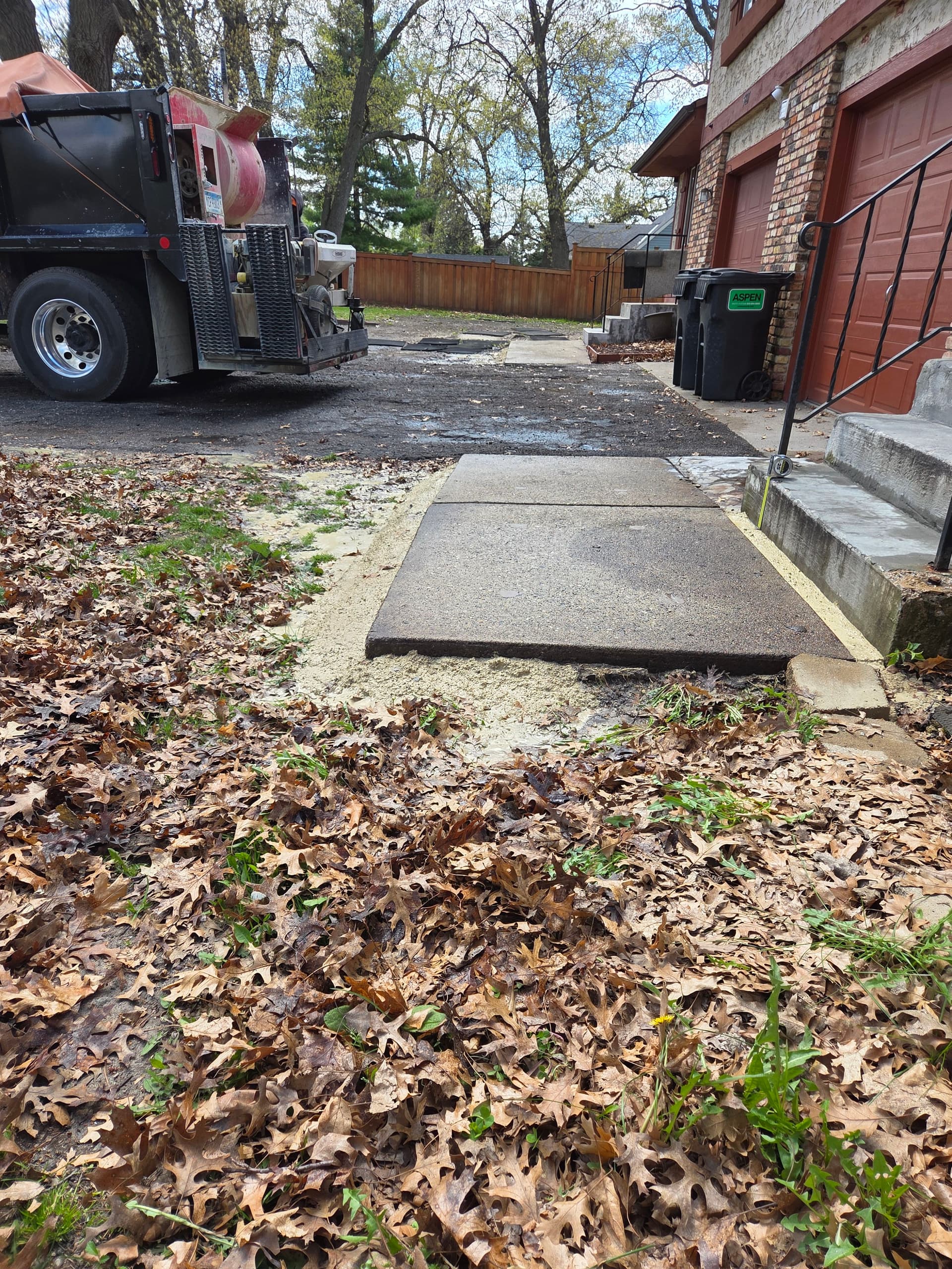 Gallery photos for Sunken Front Entry Raised Back to Level with Mudjacking: Image #3