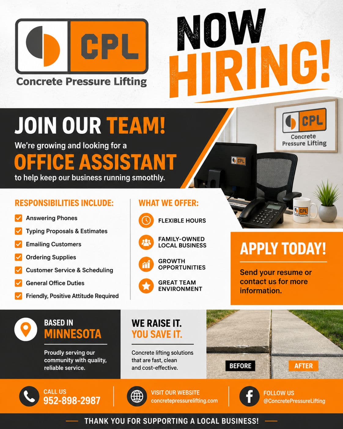 Project CPL Is Hiring an Office Assistant in Minnesota image