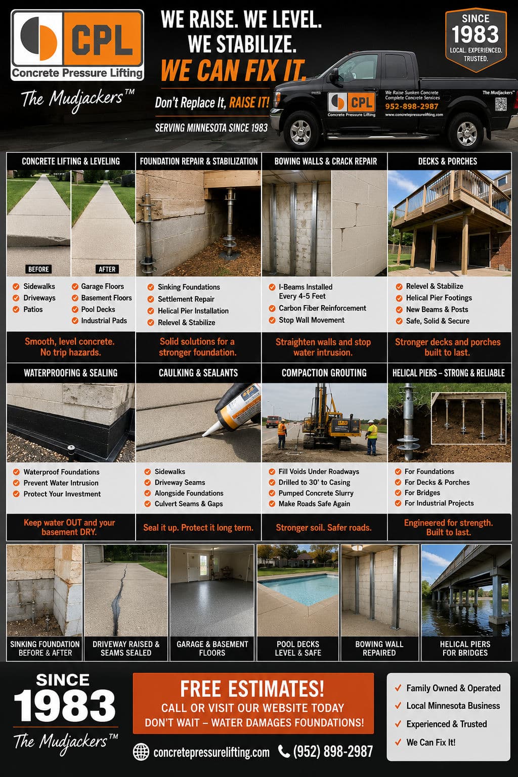 Project CPL Has Been Fixing Sinking Concrete in Minnesota Since 1983 image