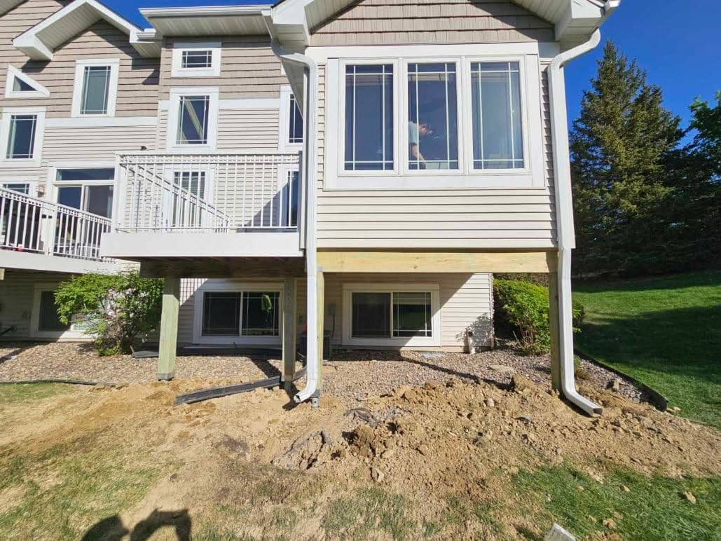 Project Permanent Stabilization with Helical Piers in Minnesota image