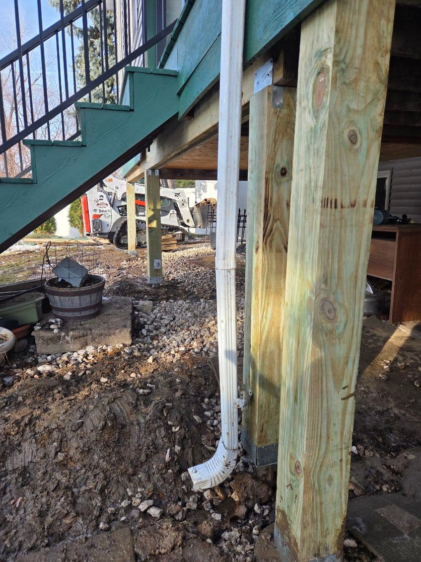 Project Porch Leveling with Helical Piers for Long-Lasting Stability image