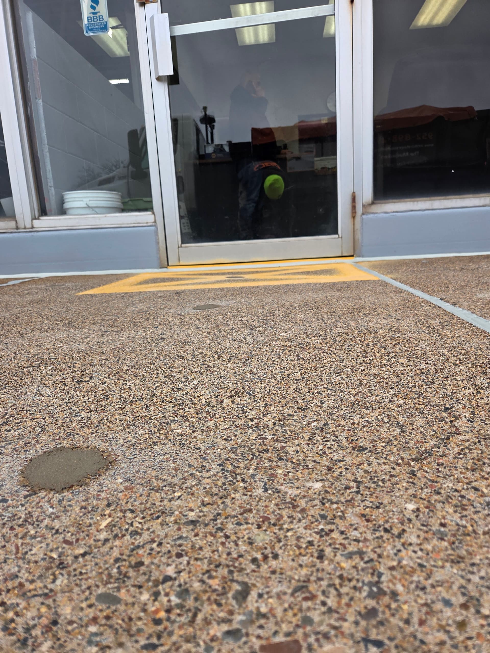 Gallery photos for Sunken Commercial Walkway Lifted 3 Inches to ADA Compliance: Image #2