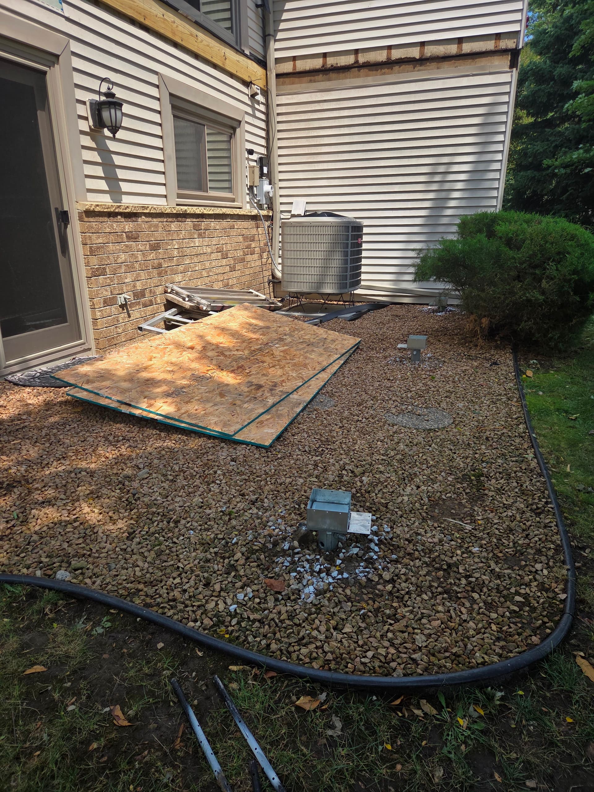 Gallery photos for Sinking Deck Footings Fixed with Helical Piers in Lakeville: Image #3