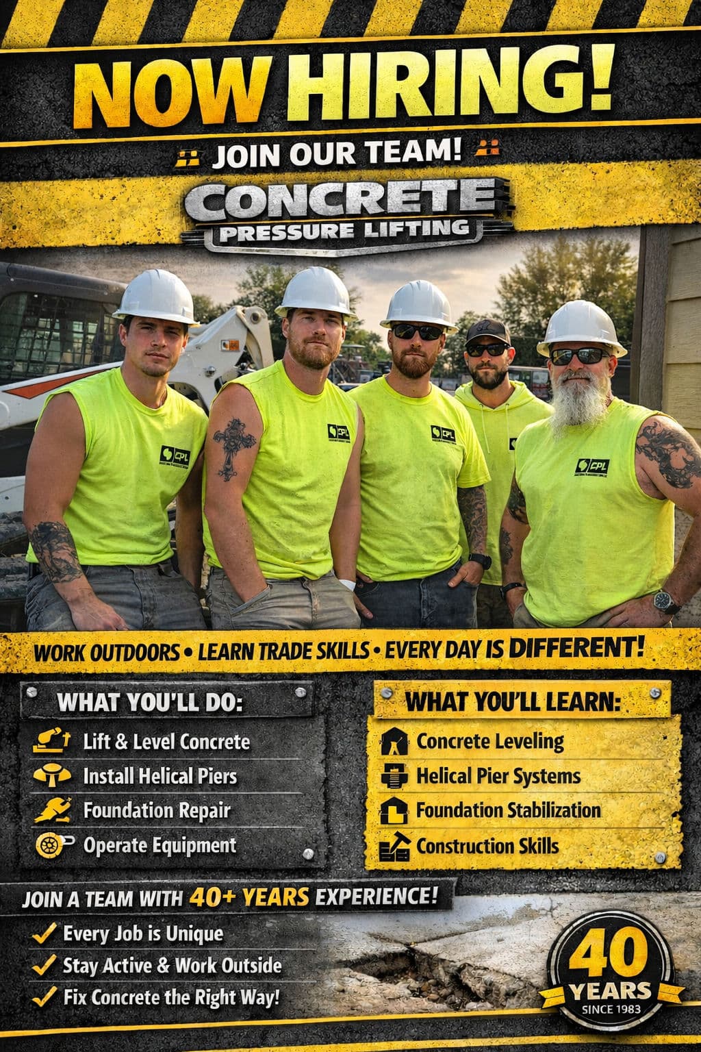 Join Our Team at Concrete Pressure Lifting image