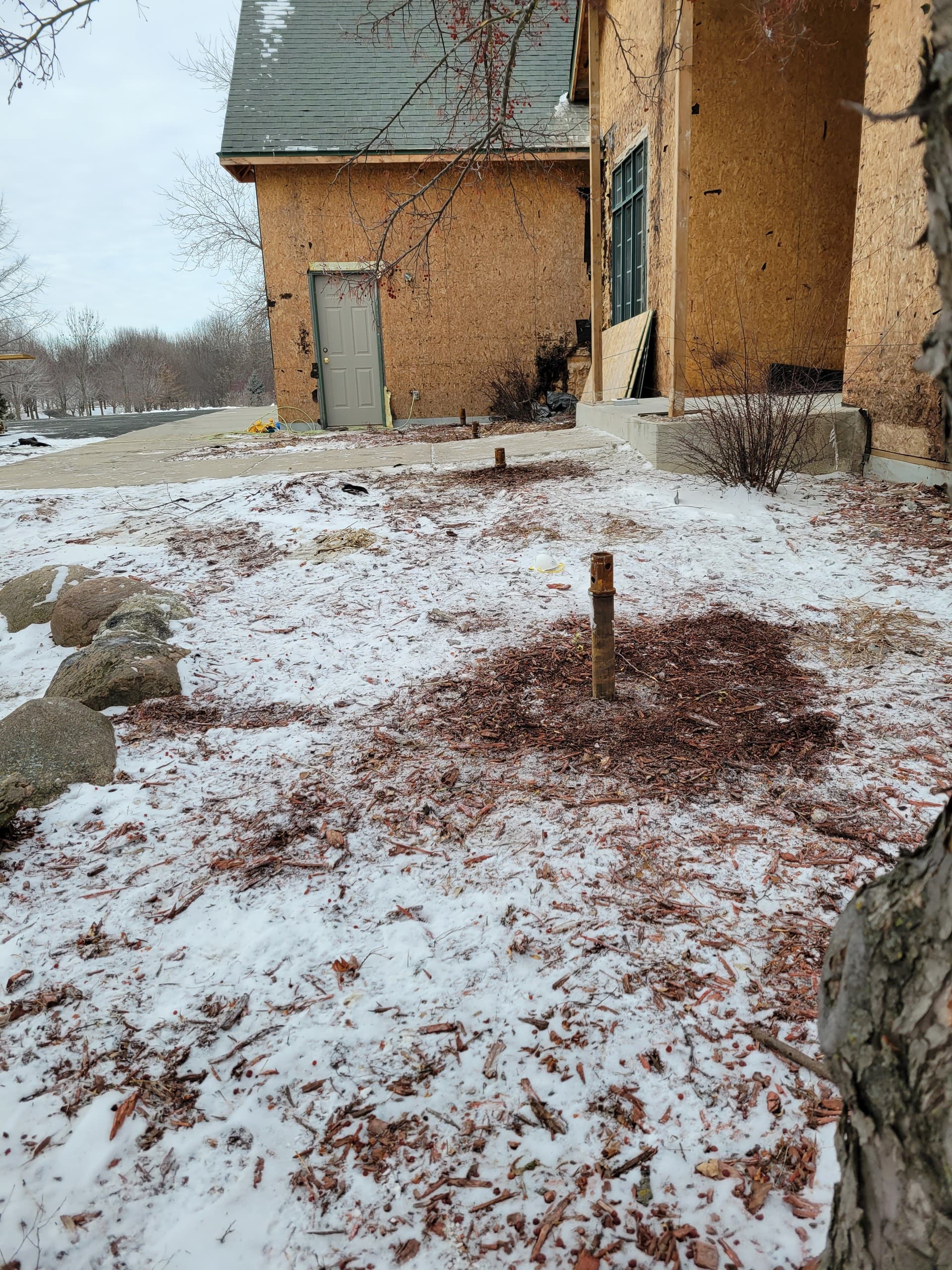 Gallery photos for Helical Pier Installation Ensuring Stability Even in Winter: Image #1