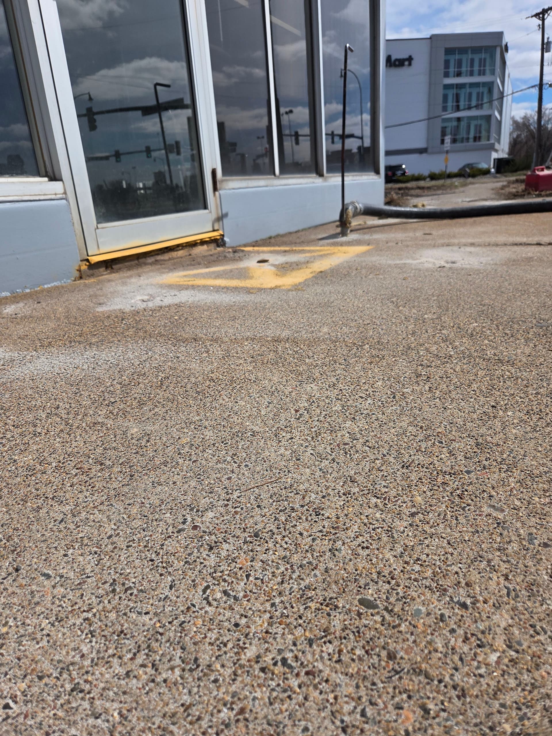 Gallery photos for Sunken Commercial Walkway Lifted 3 Inches to ADA Compliance: Image #1