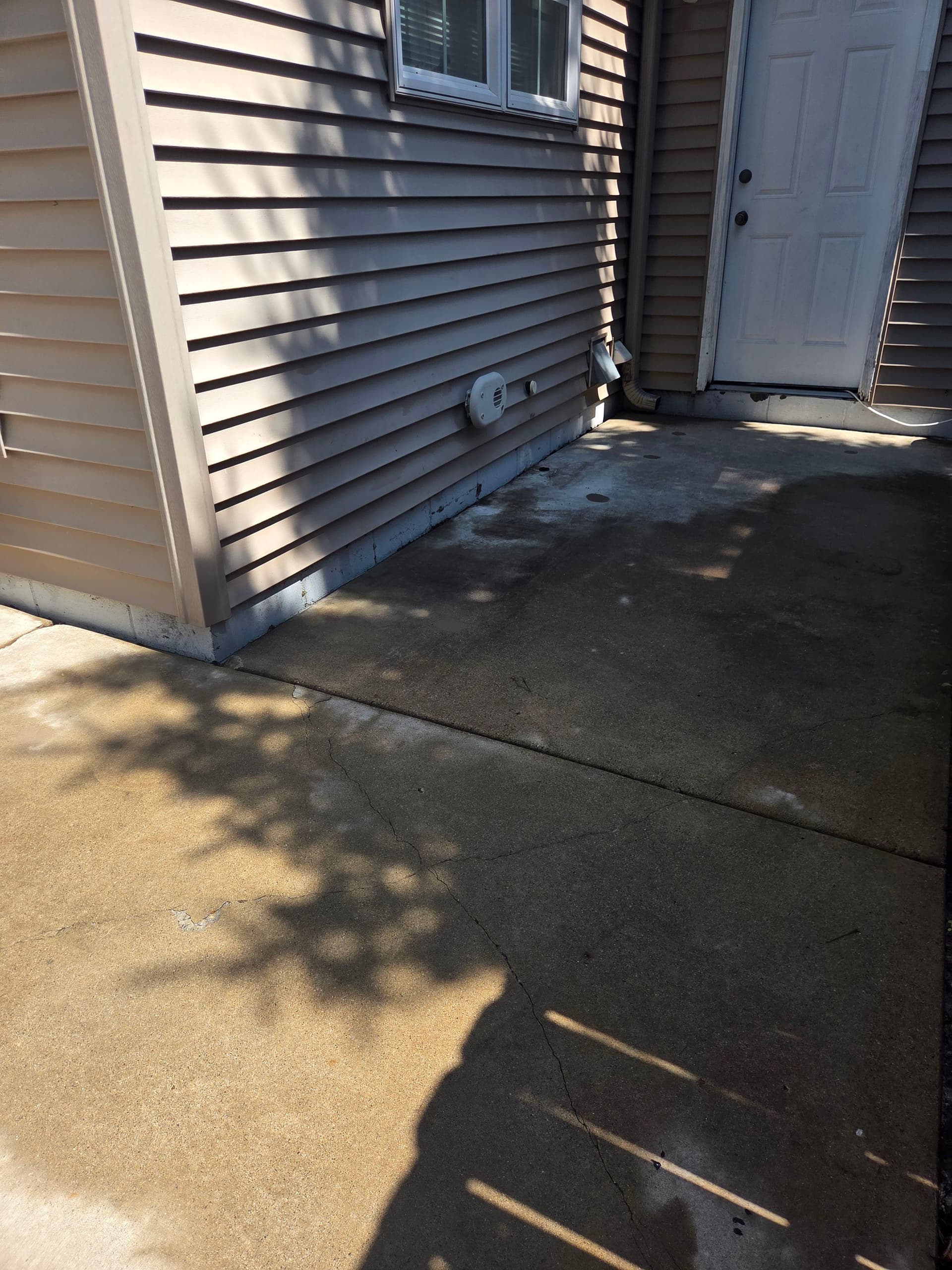 Gallery photos for Back Patio Mudjacking in Elko New Market Fixes Drainage Problem: Image #3