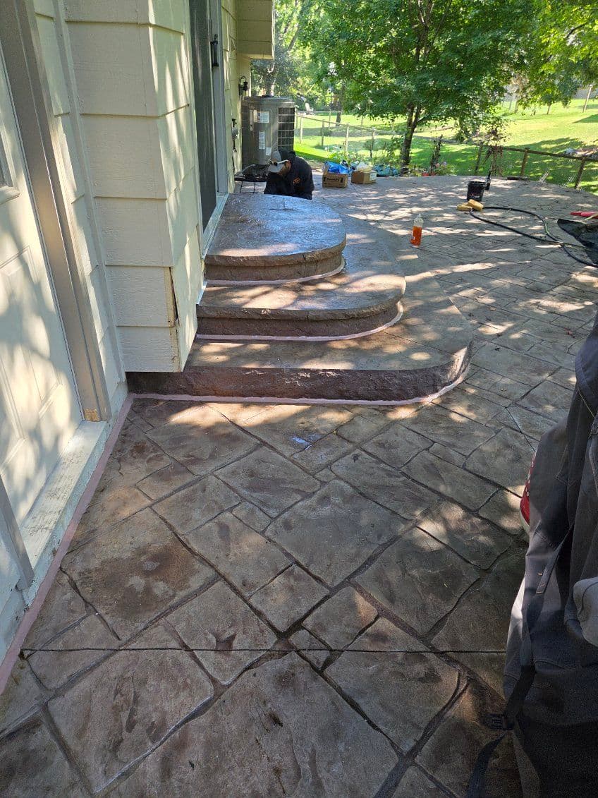 Gallery photos for Caulking Project in Burnsville Cement Patio: Image #2