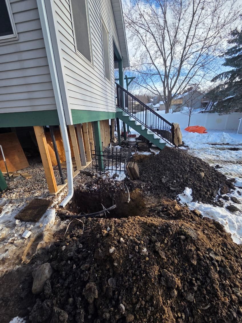 Foundation Lifting Project in Lakeville image